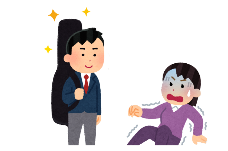 母　びっくり